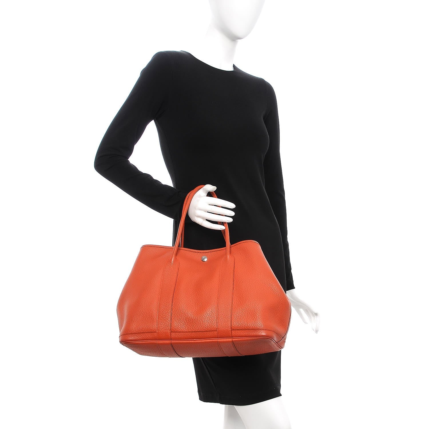 Hermes Vache Country Garden Party 36 MM Capucine 2 of 16