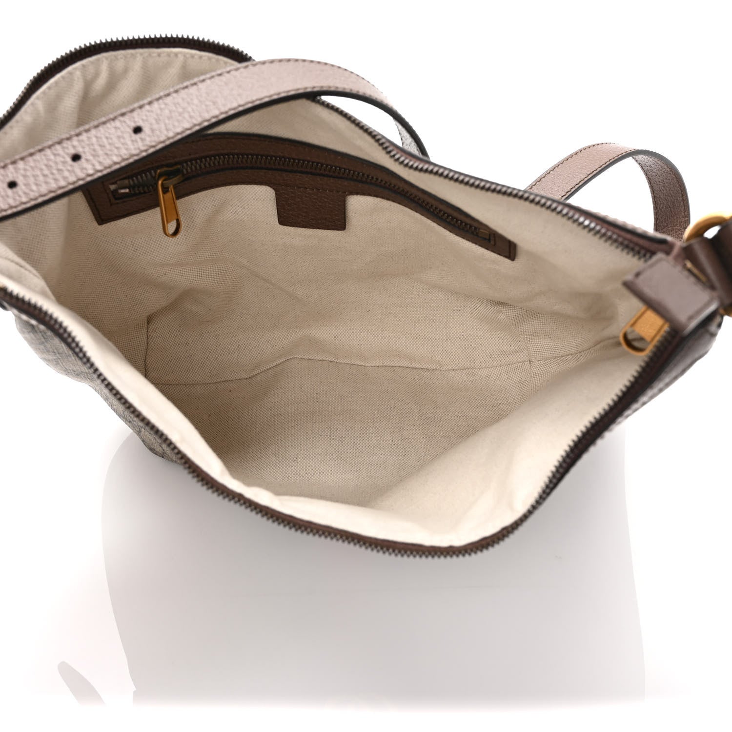 Gucci GG Supreme Monogram Web Small Ophidia Half Moon Hobo Brown 5 of 10