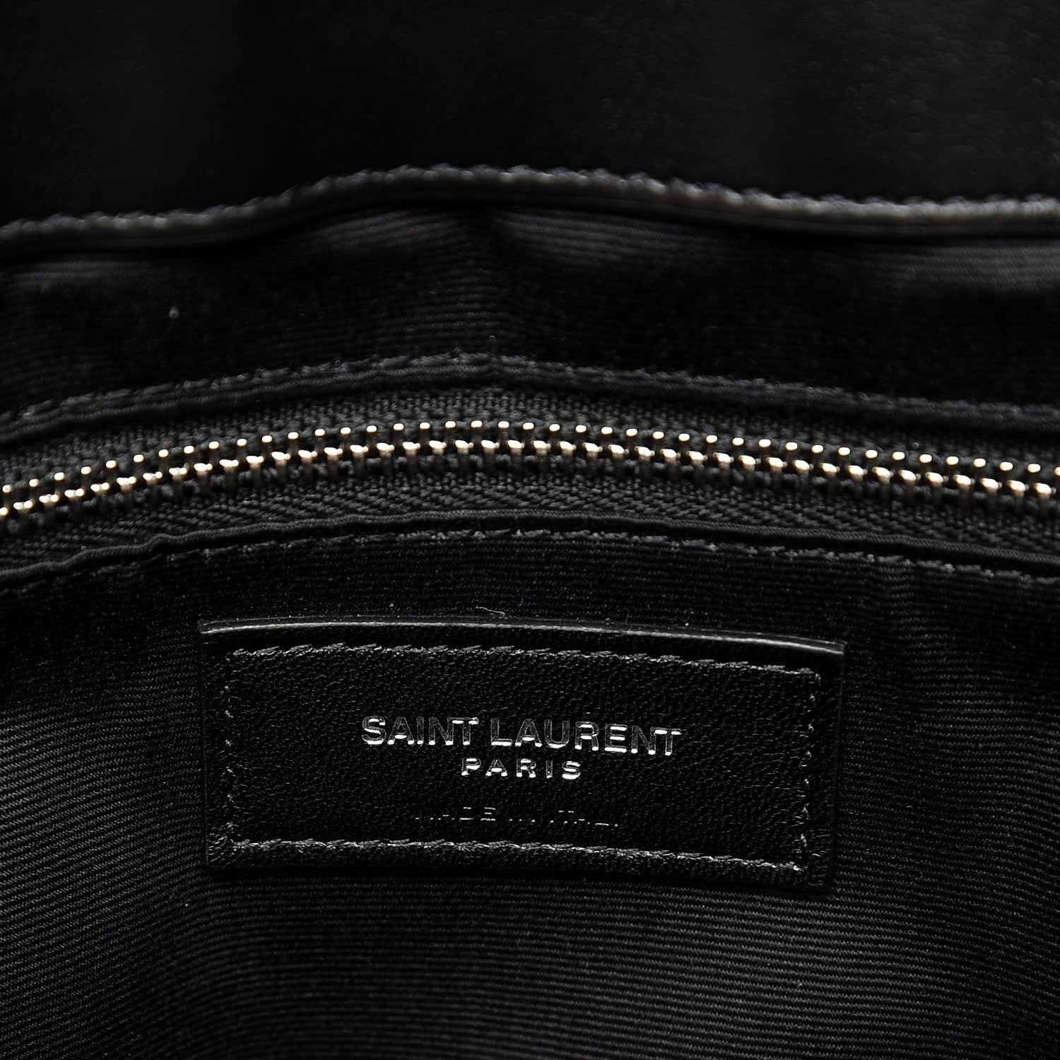 Saint Laurent Calfskin Y Quilted Monogram Large Loulou Chain Satchel Black 6 of 8