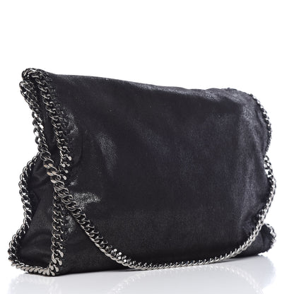 Stella McCartney Shaggy Deer Falabella Fold Over Tote Black 4 of 10