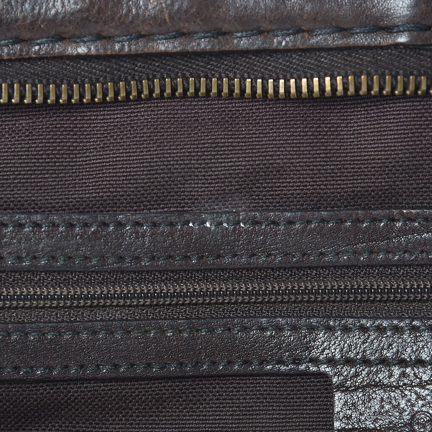 Gucci Crystal Monogram Small Babouska Tote Dark Brown 10 of 25