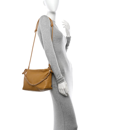 Loewe Mellow Nappa Donut Medium Chain Flamenco Knot Clutch Sahara 2 of 10