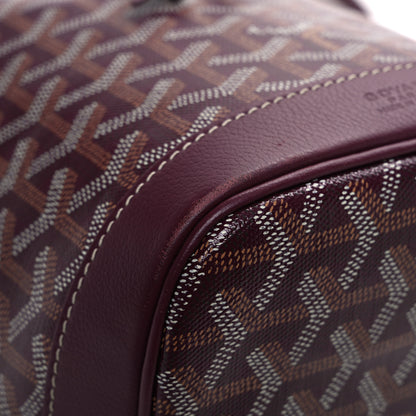 Goyard Goyardine Petit Flot Bucket Bag PM Burgundy 10 of 10