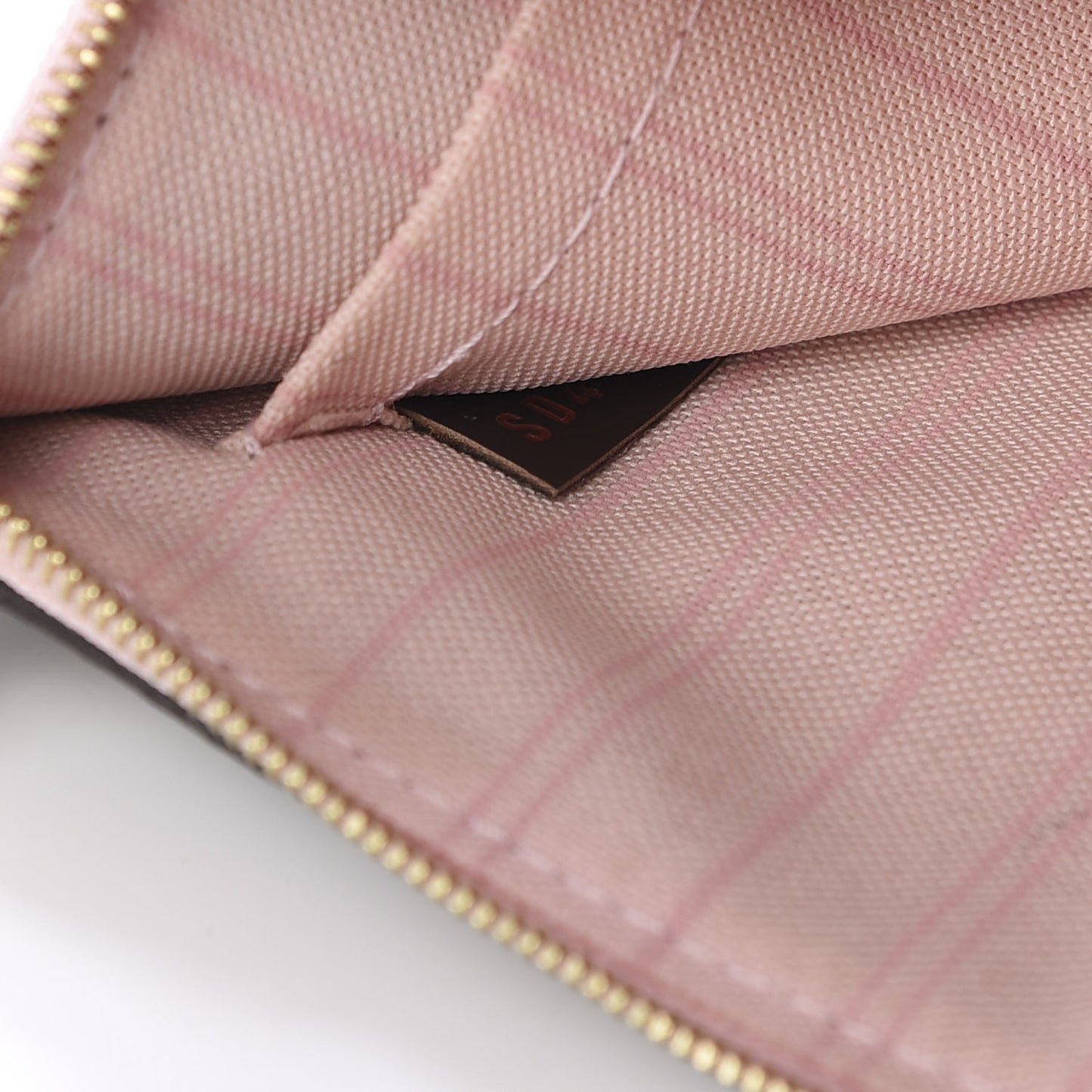 Damier Ebene Neverfull MM GM Pochette Rose Ballerine