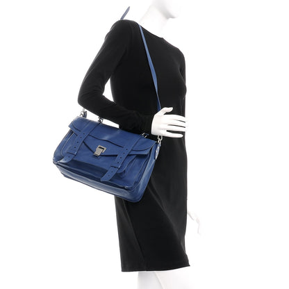 Proenza Schouler Lambskin Medium PS1 Satchel Peacock 2 of 8