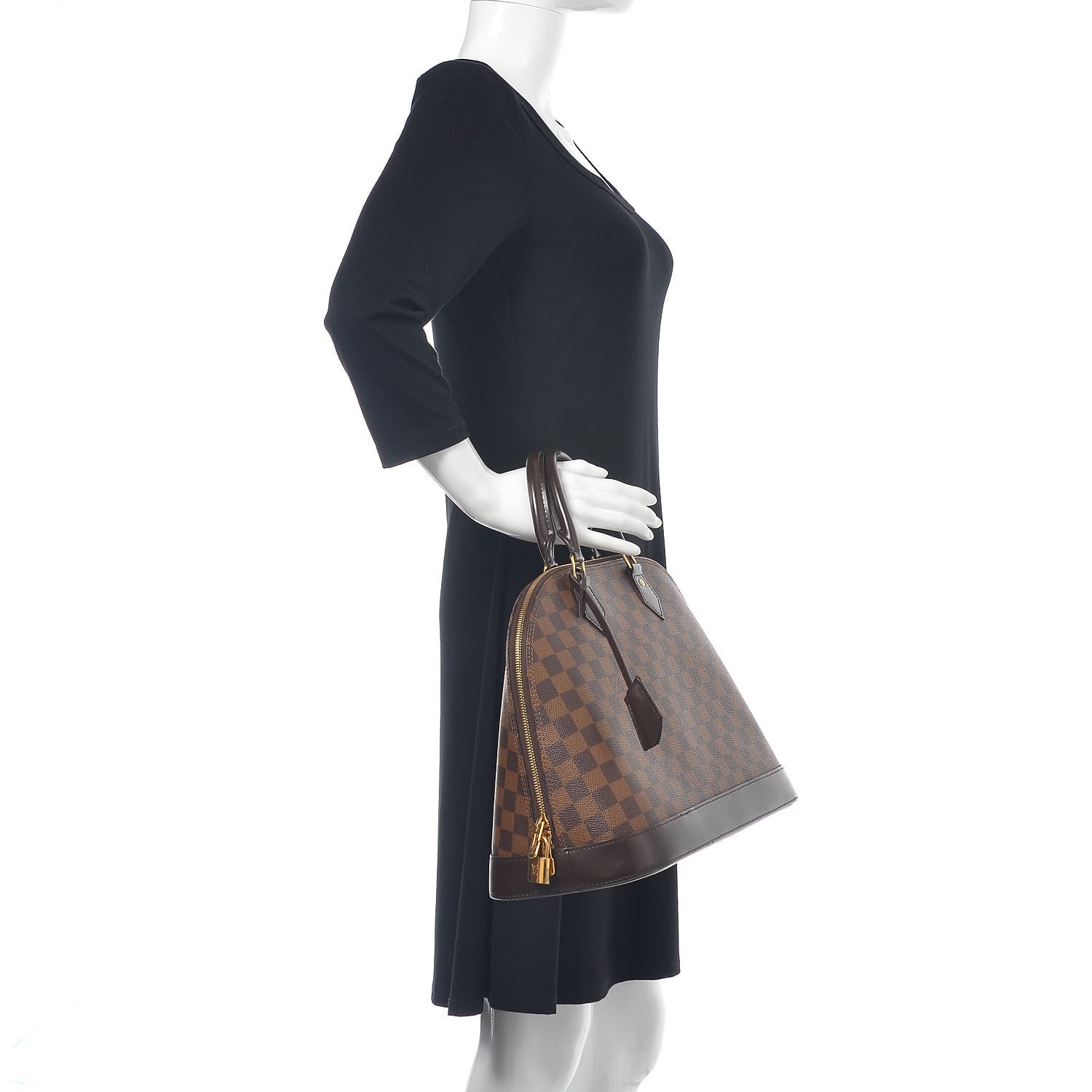 Louis Vuitton Damier Ebene Alma MM 2 of 14