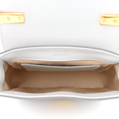 Chloe Calfskin Lizard Embossed Mini C Double Carry Light Cloud 5 of 11