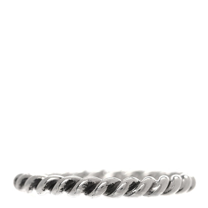 Tiffany Sterling Silver Twist Rope Ring 50 5.5 3 of 4