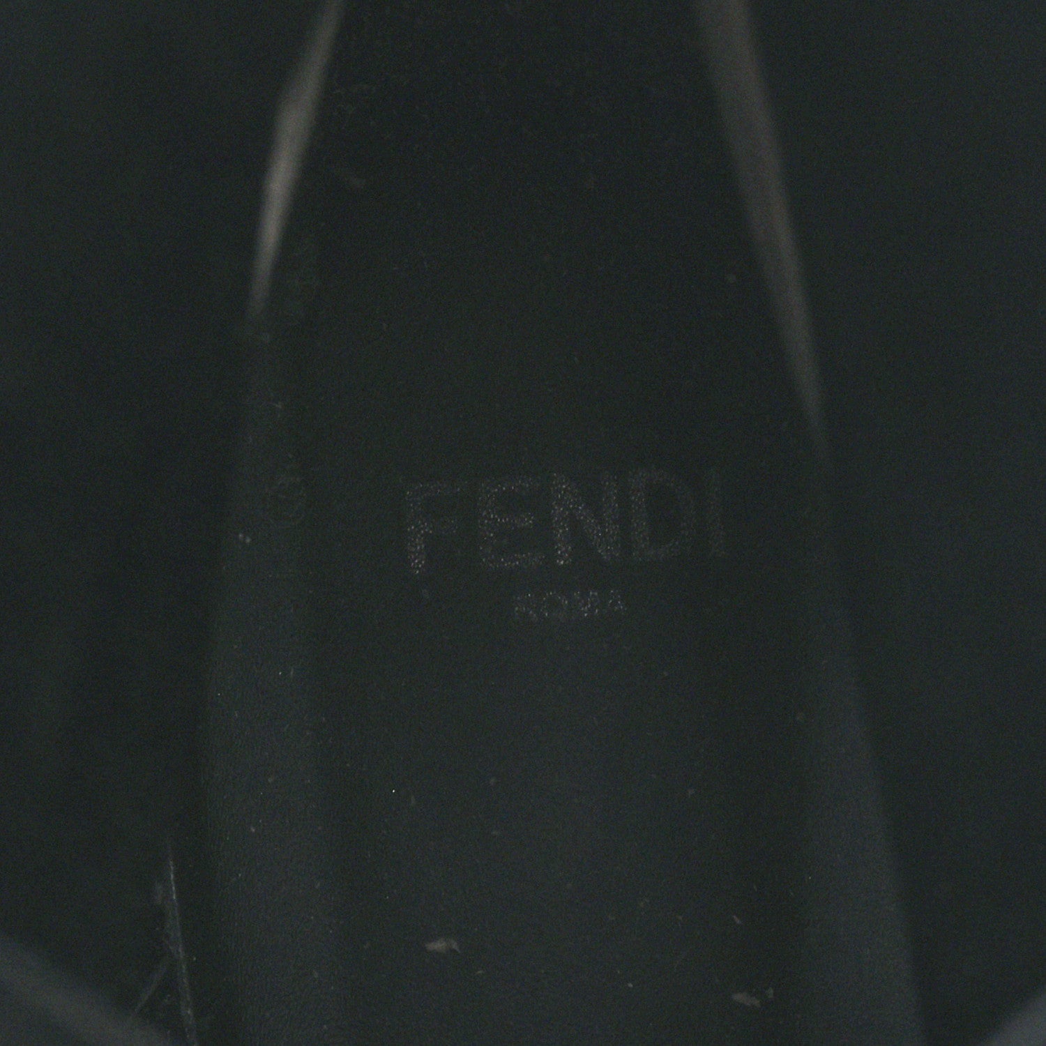 Fendi Calfskin Stretch Fabric Rockoko Biker Boots 38 Tobacco Black Marino 7 of 11