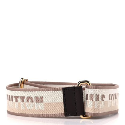 Louis Vuitton Jacquard Speedy Bandouliere 20 Shoulder Strap Beige Brown 2 of 3