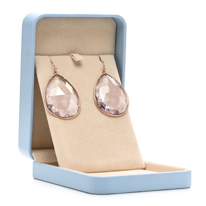 Irene Neuwirth 18K Rose Gold Amethyst Large Classic Pear Drop Earrings 5 of 5