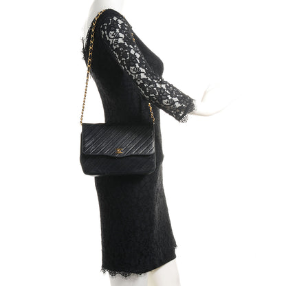 Chanel Lambskin Quilted Small Single Flap Black 2 of 7