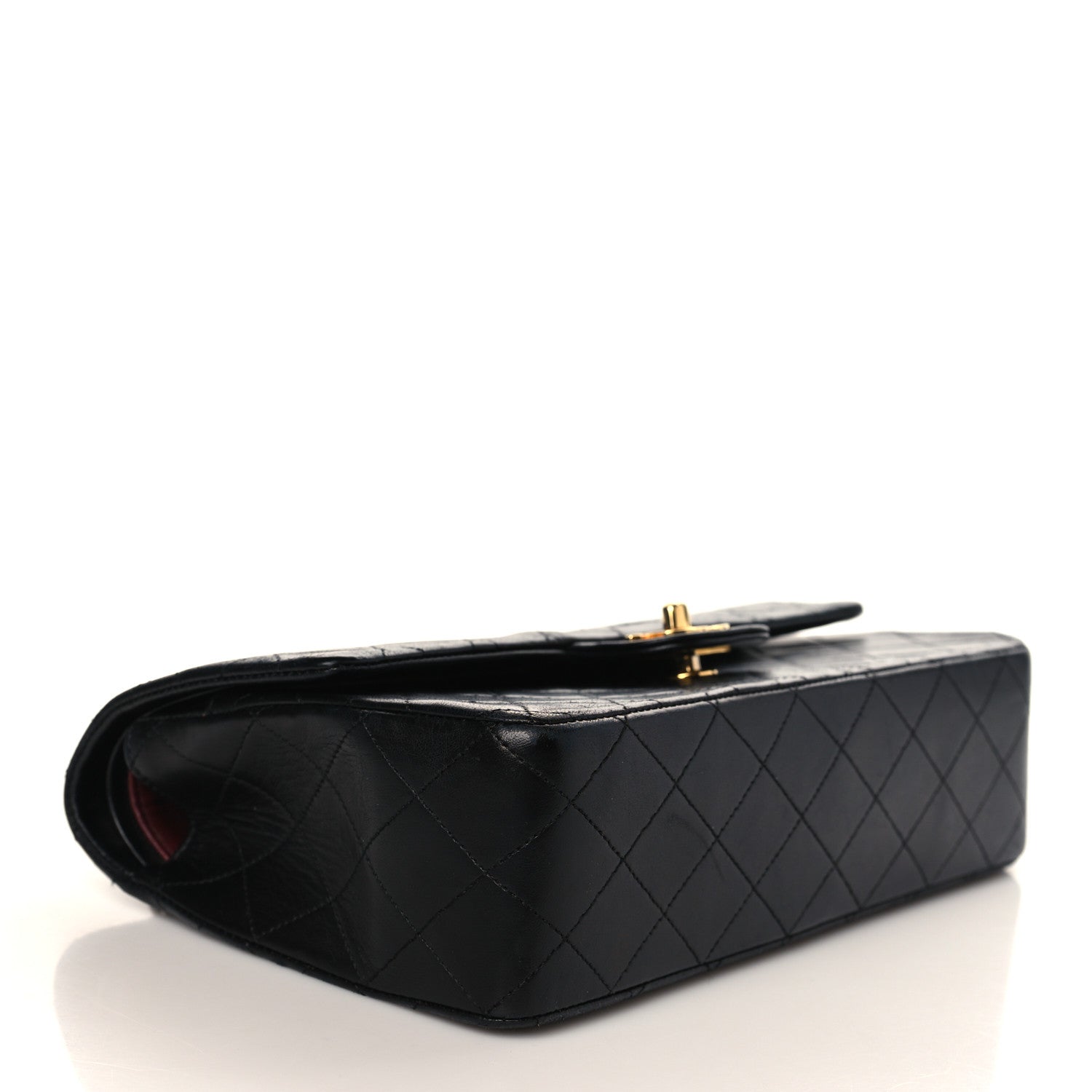 Chanel Lambskin Quilted Small Double Flap Black 4 of 9
