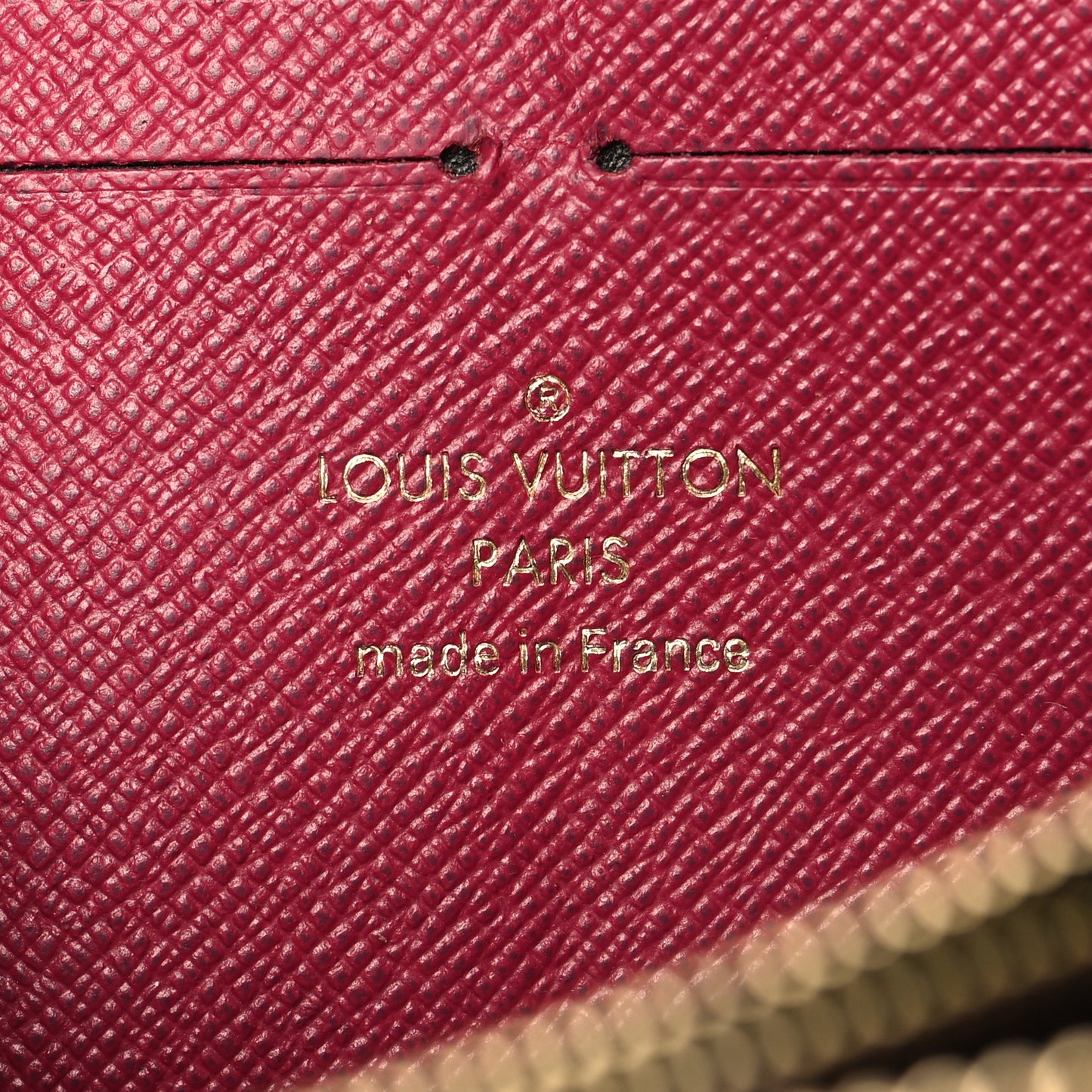 Monogram Clemence Wallet Fuchsia