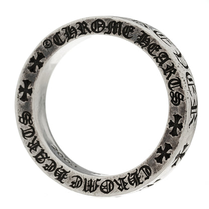 Chrome Hearts Sterling Silver Cross CH Forever Spacer Ring 61 9.5 4 of 5