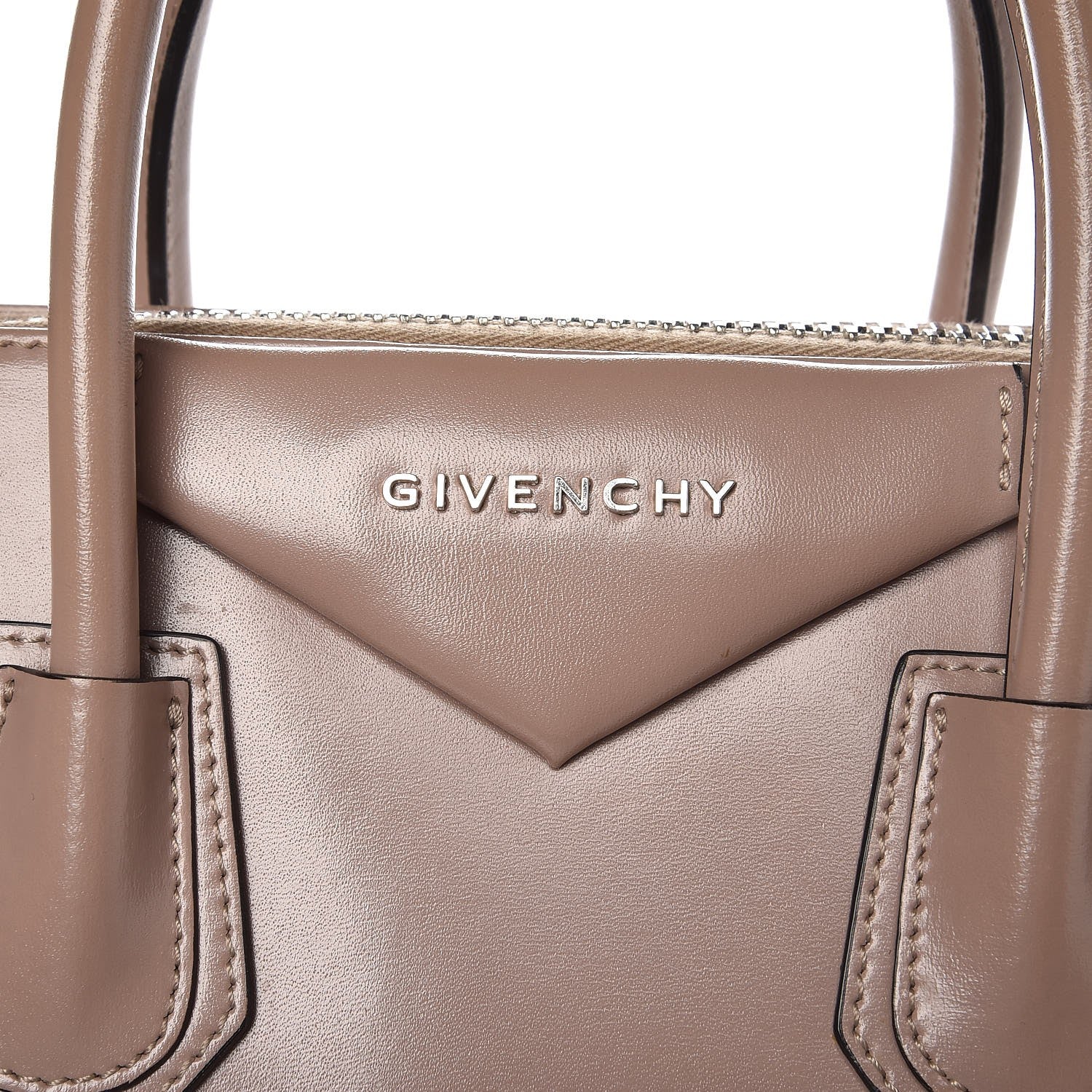 Givenchy Shiny Lord Calfskin Small Antigona Linen 9 of 9