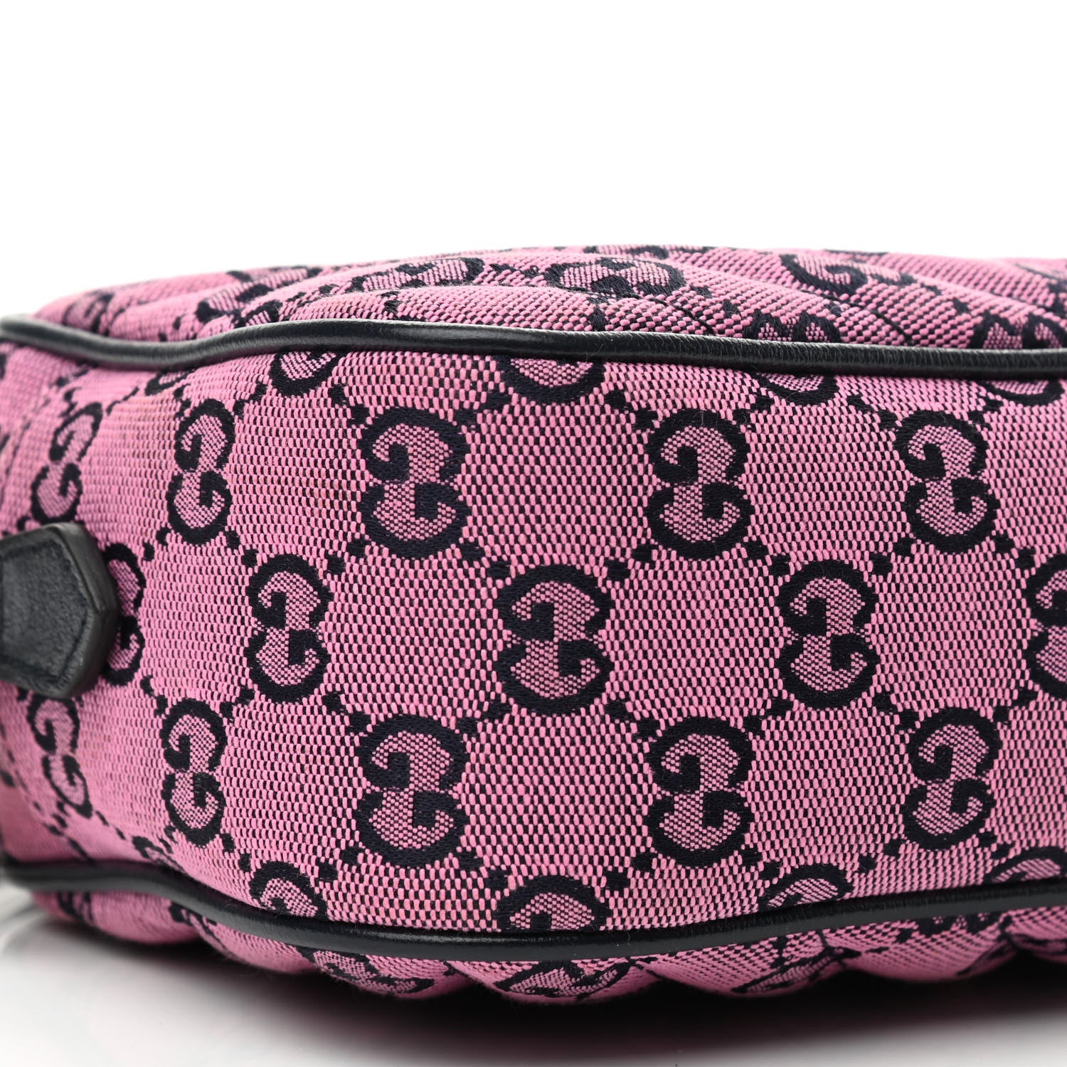 Gucci Monogram Multicolor Matelasse Diagonal Small GG Marmont Chain Shoulder Bag Pink Blue 9 of 10