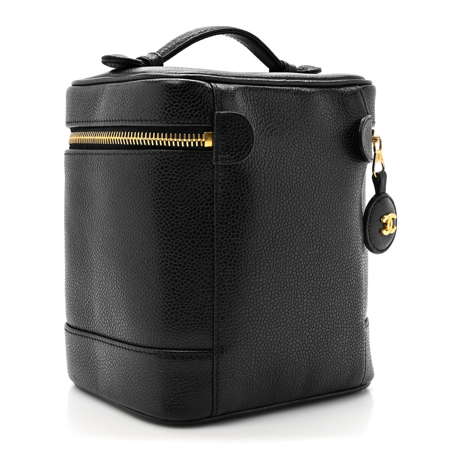 Chanel Caviar Cosmetic Vanity Bag Black 3 of 9