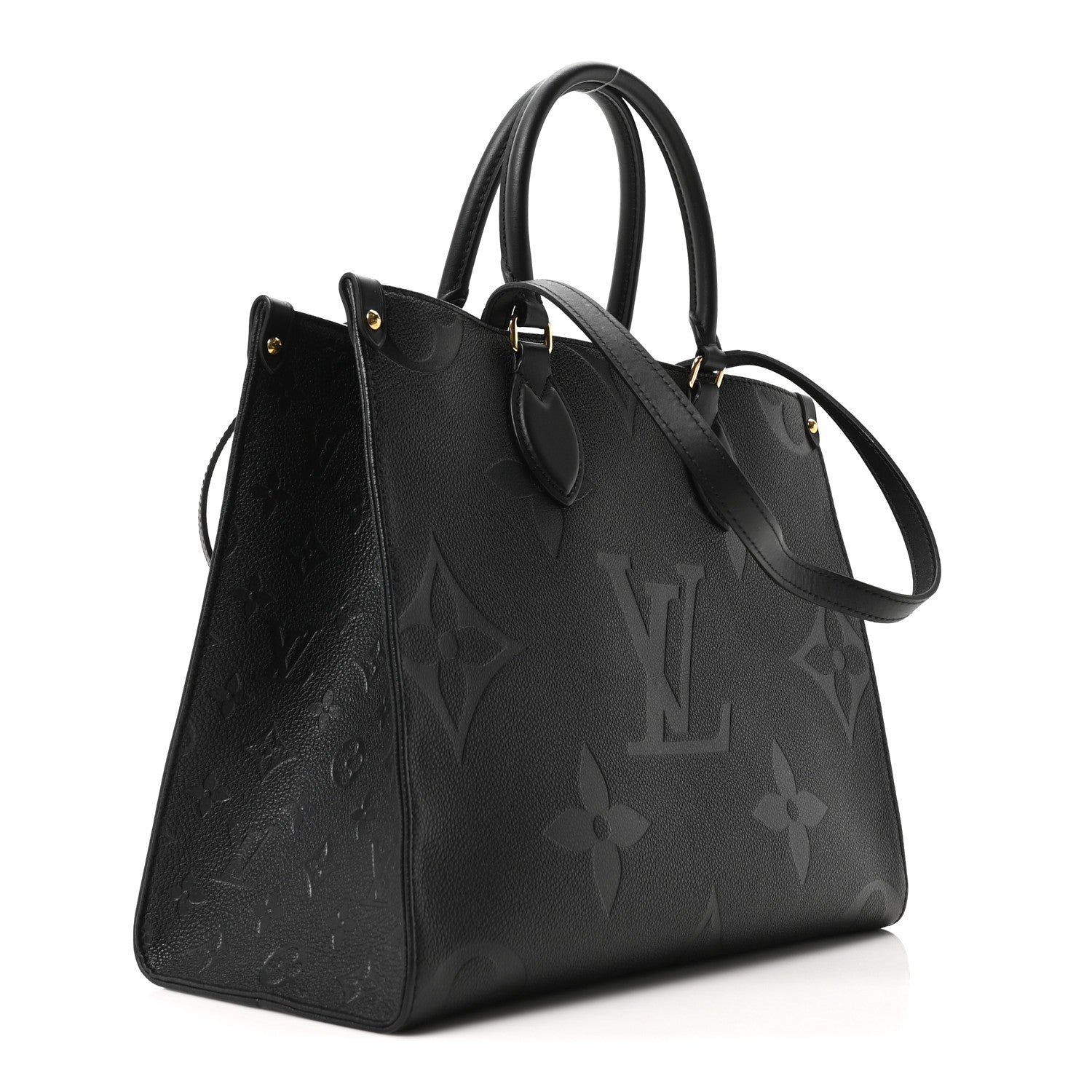 Louis Vuitton Empreinte Monogram Giant Onthego MM Black 3 of 9