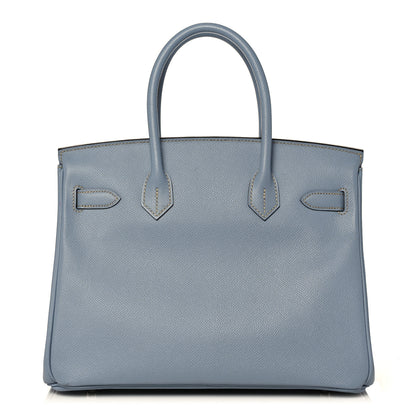 Hermes Epsom Birkin 30 Ciel 4 of 33