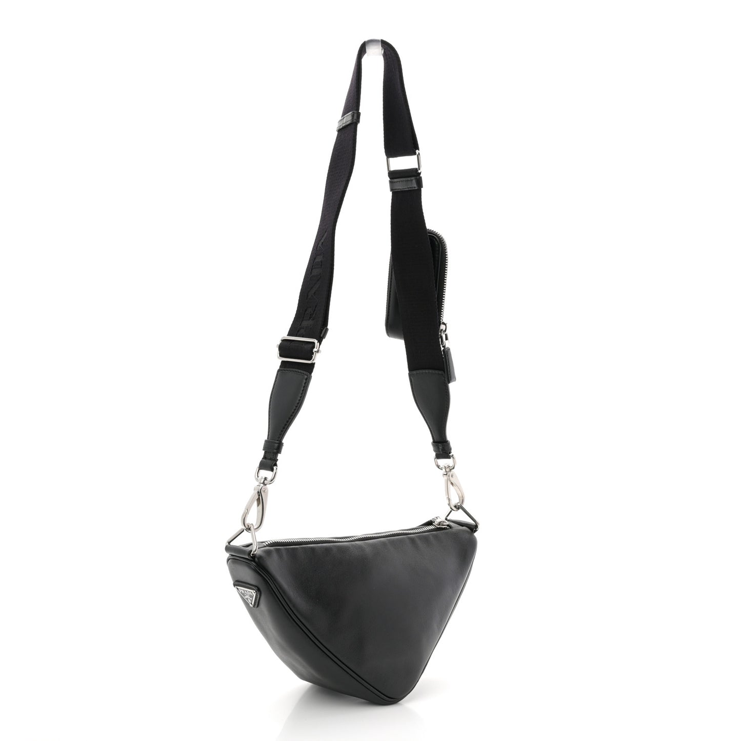 Grace Lux Triangle Shoulder Bag Black