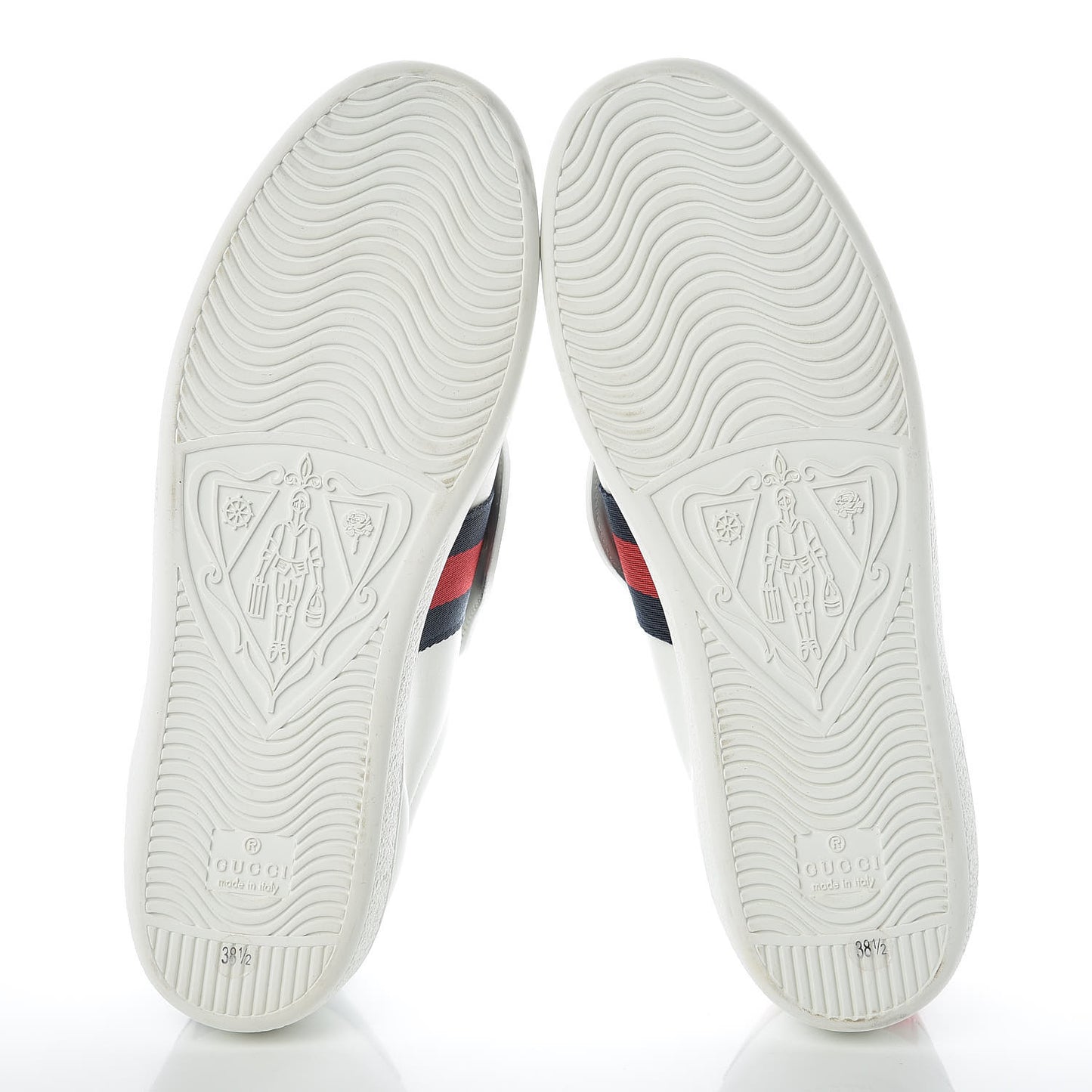 Calfskin Sequins Web Cat Womens Ace Sneakers 38.5 White