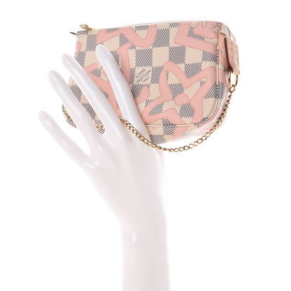 Louis Vuitton Damier Azur Tahitienne Mini Pochette Accessories 2 of 11