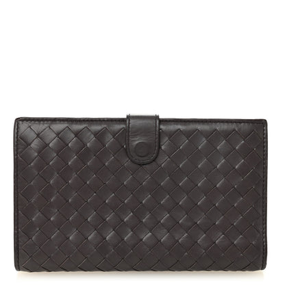 Bottega Veneta Nappa Intrecciato Continental Flap Wallet Quetsche 1 of 9