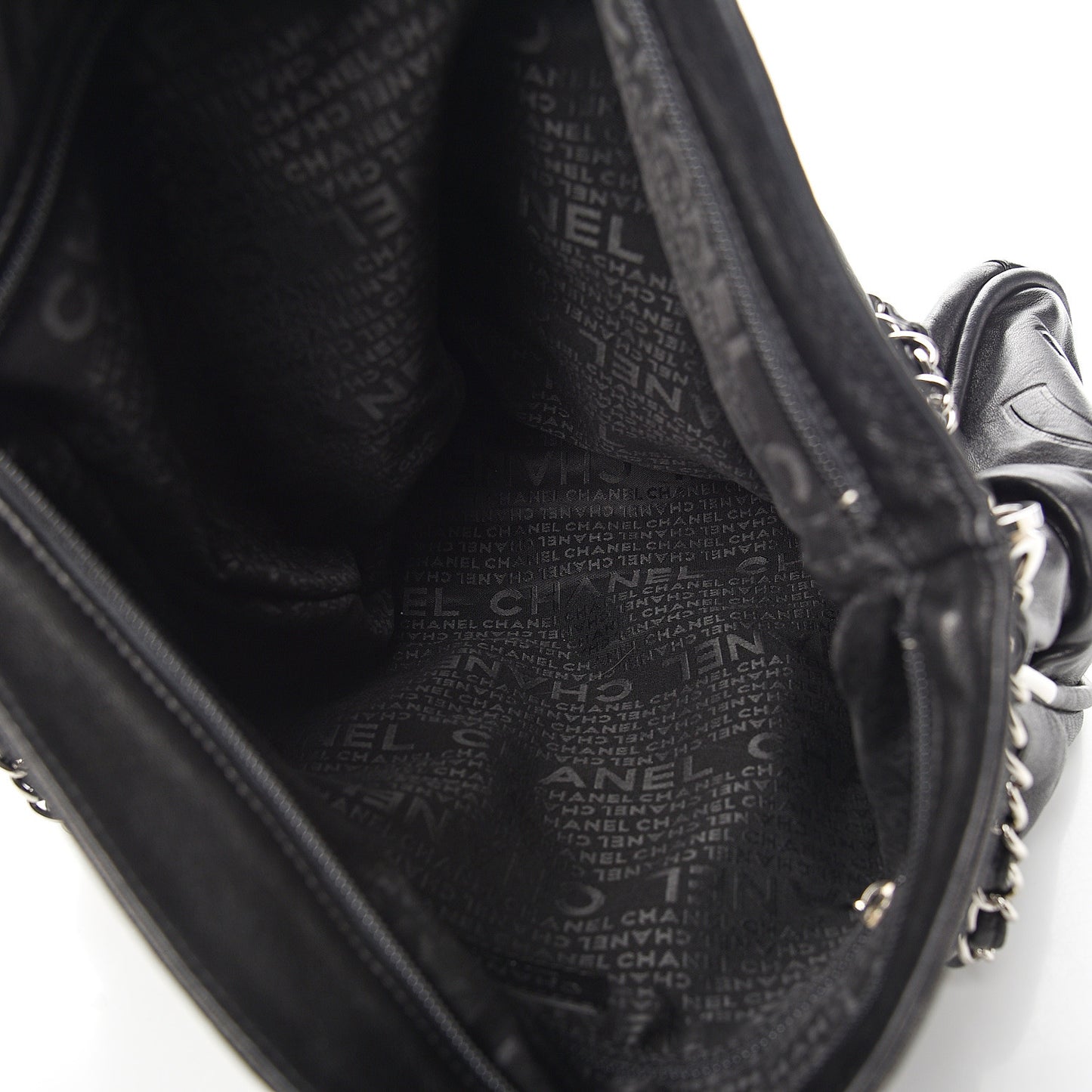 Lambskin Large Ultimate Soft Tote Black