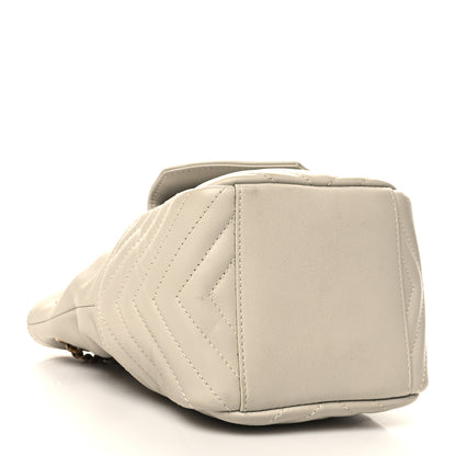 Saint Laurent Lambskin Matelasse Monogram Joe Nano Bucket Bag Blanc Vintage 4 of 13