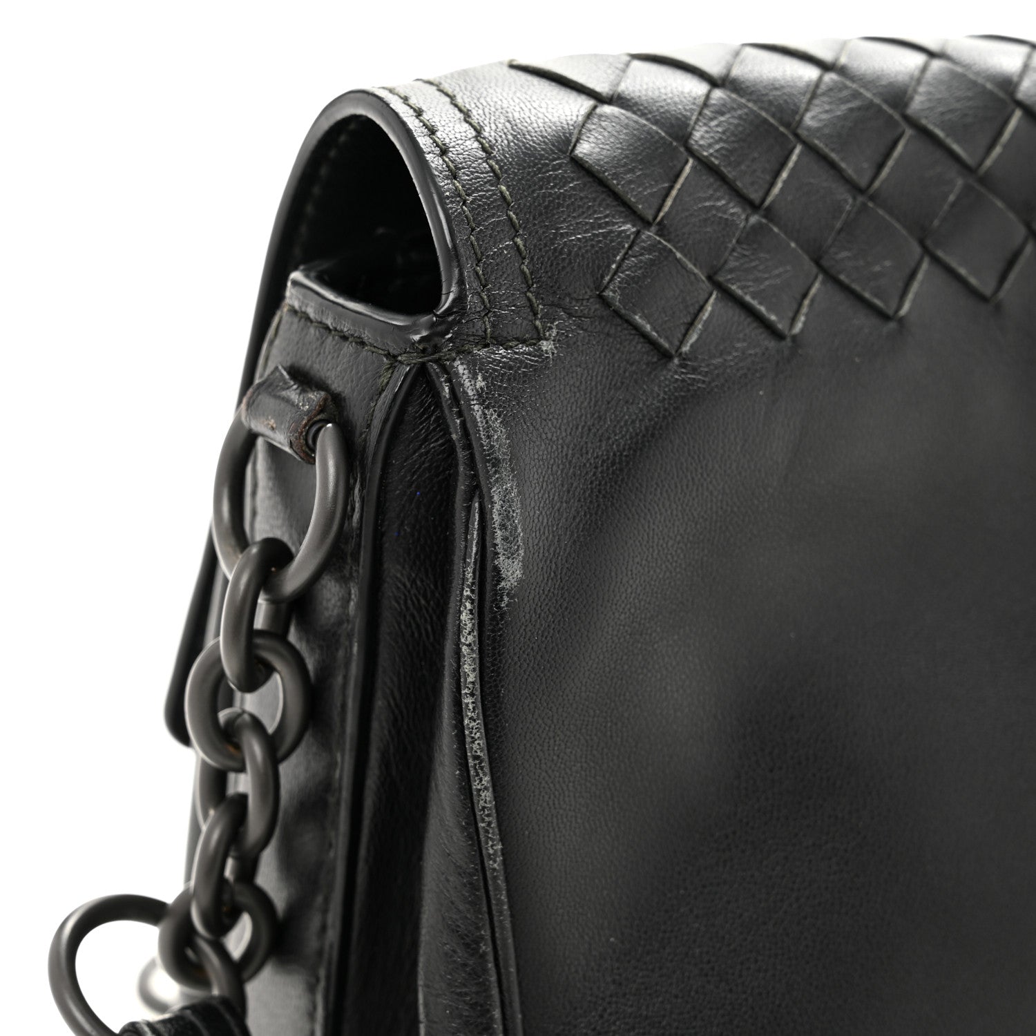 Bottega Veneta Nappa Intrecciato Small Double Pocket Flap Black 11 of 11