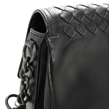 Bottega Veneta Nappa Intrecciato Small Double Pocket Flap Black 11 of 11