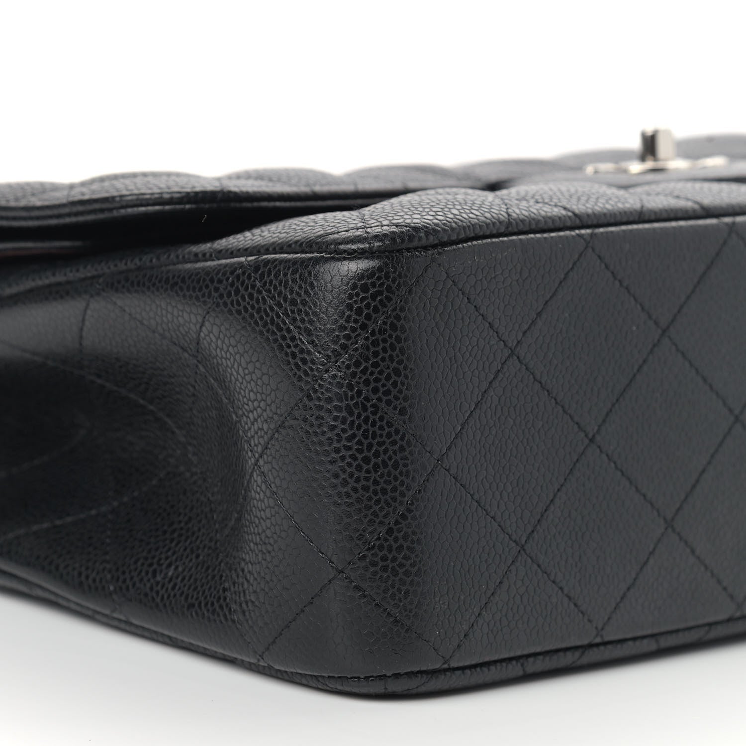 Chanel Caviar Quilted Jumbo Double Flap Black 9 of 11