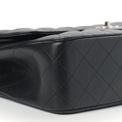 Chanel Caviar Quilted Jumbo Double Flap Black 9 of 11