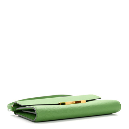 Hermes Epsom Constance Long To Go Wallet Vert Yucca 4 of 12