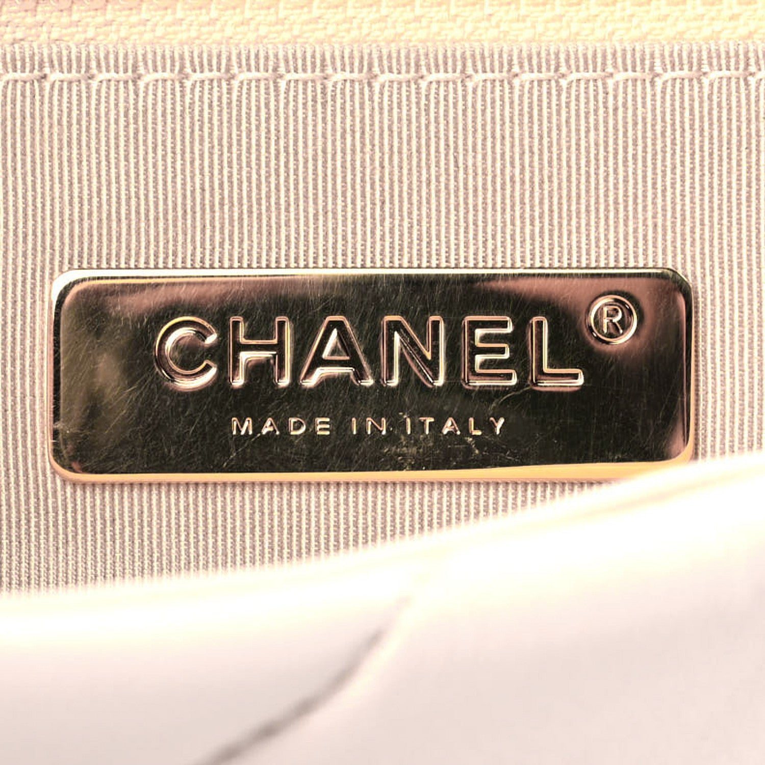 Chanel Lambskin Quilted Medium Chanel 19 Flap Light Beige 6 of 10