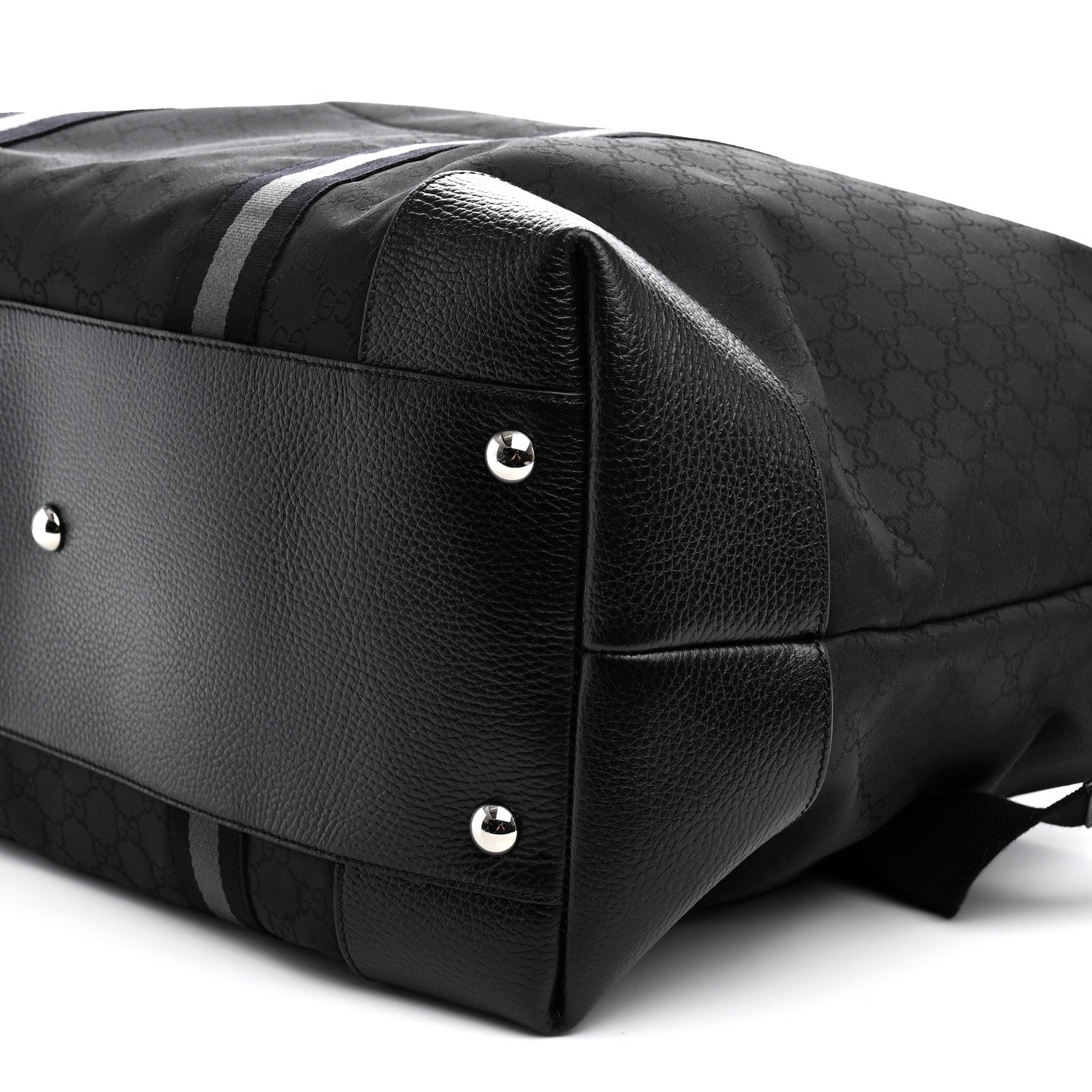 Gucci Nylon Monogram XL Duffle Bag Black 9 of 9
