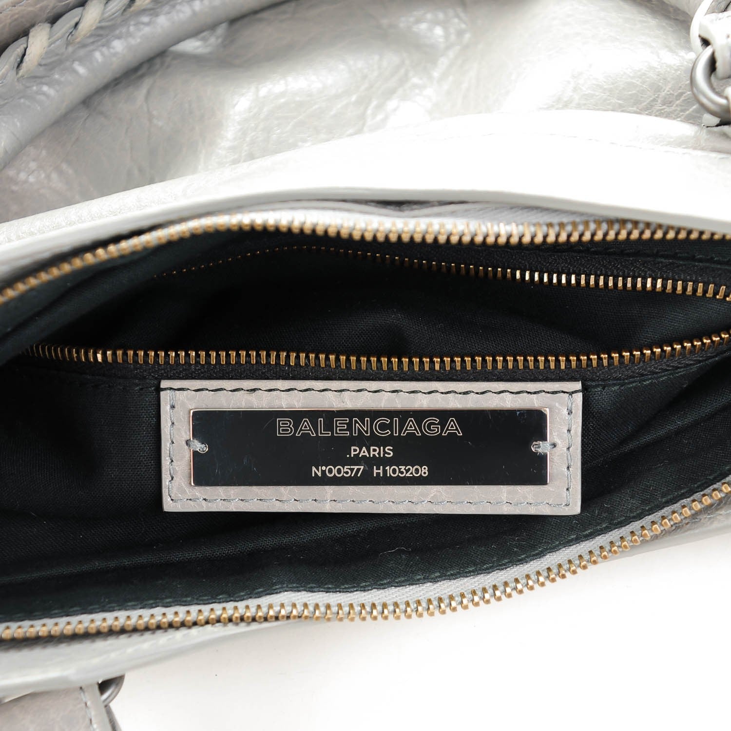 Balenciaga Agneau Classic Hardware First Gris Pyrite 6 of 7