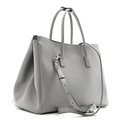 Balenciaga Smooth Calfskin Hampton Carry All Bag Grey 3 of 11