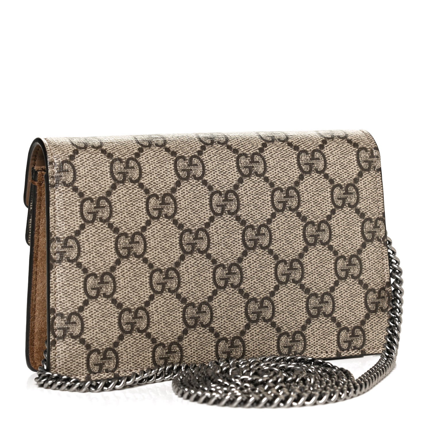 Gucci GG Supreme Monogram Super Mini Dionysus Shoulder Bag Taupe 3 of 9