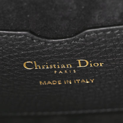 Christian Dior Grained Calfskin Medium Bobby Flap Black 6 of 8