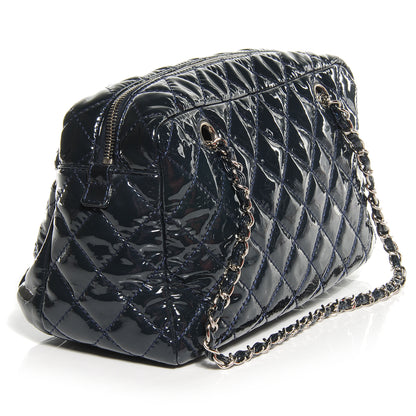 Chanel Vinyl Quilted In the Business Tote Navy 3 of 8
