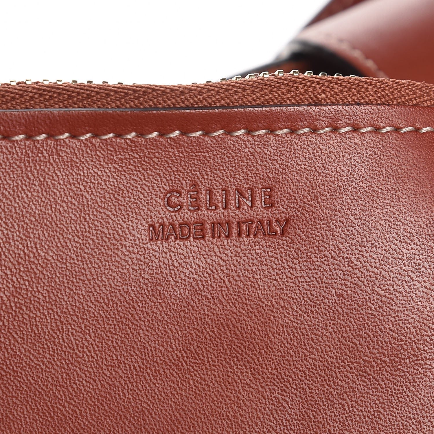 Celine Natural Calfskin Large Holdall Shoulder Bag Brick 7 of 9