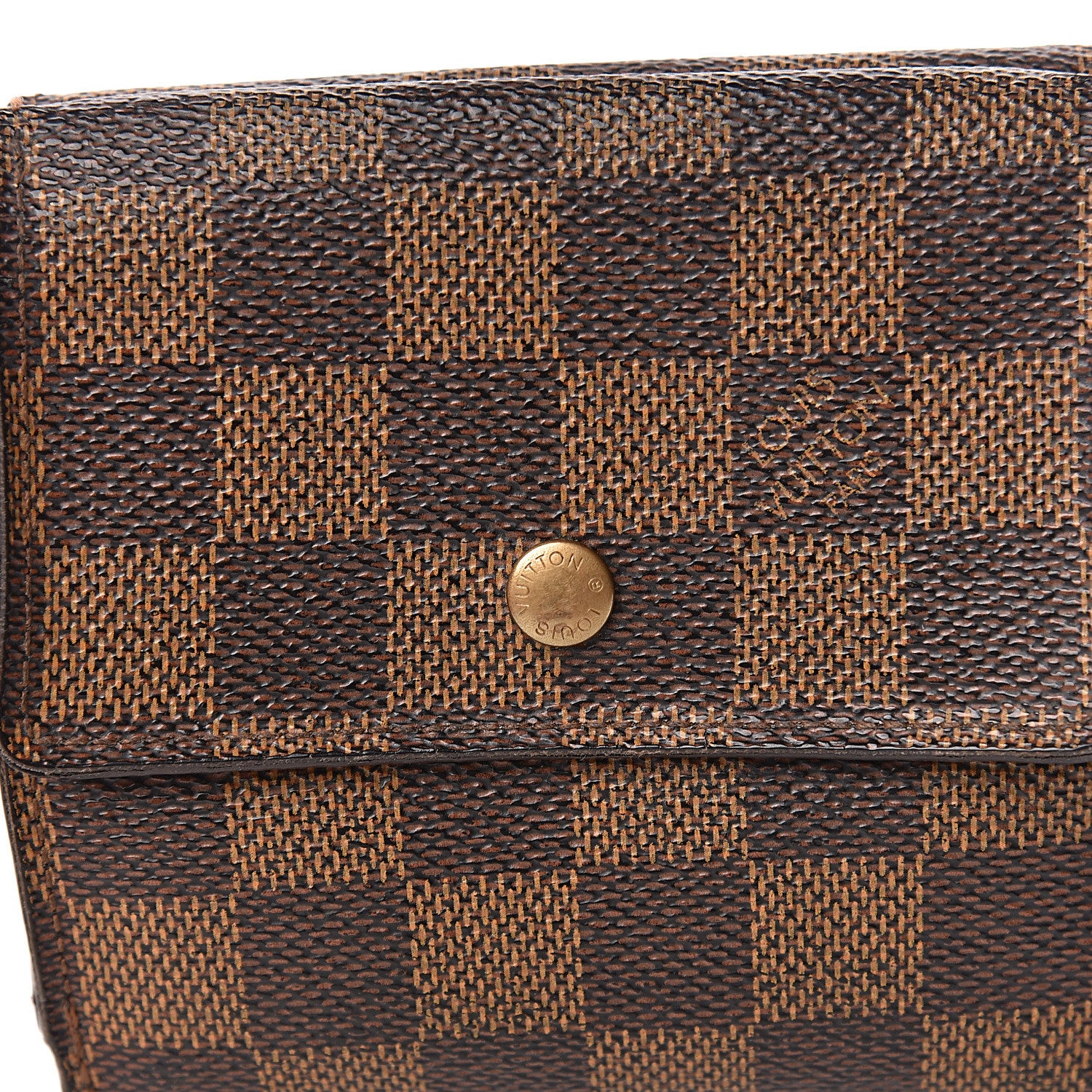 Louis Vuitton Damier Ebene Elise Wallet 14 of 14