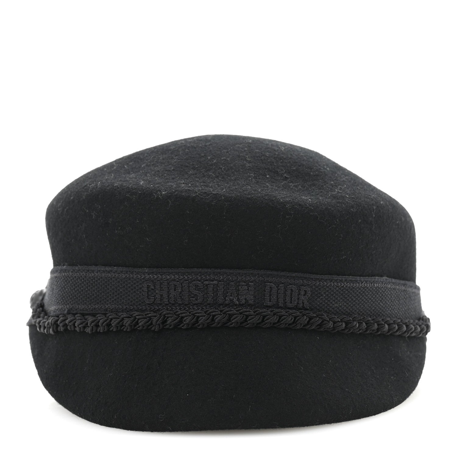 Christian Dior Wool Felt Cap 57 Black 3 of 9