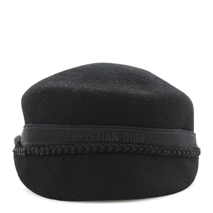 Christian Dior Wool Felt Cap 57 Black 3 of 9