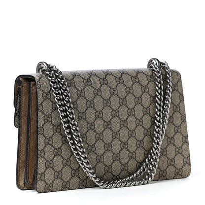 Gucci GG Supreme Monogram Small Dionysus Shoulder Bag Taupe 2 of 5