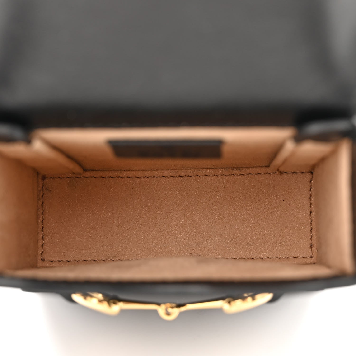 Gucci Boarded Plutone Calfskin Mini Horsebit 1955 Crossbody Bag Black 5 of 10