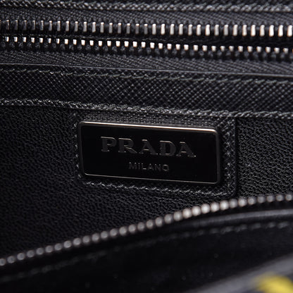 Prada Saffiano Print Wristlet Black 6 of 11