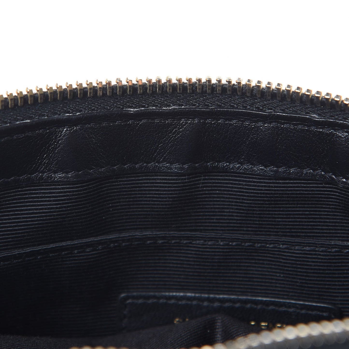 Calfskin Teen Monogram Crossbody Bag Black